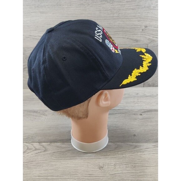 The Corps USS Milius DDG 69 Logo Blue Baseball Cap Snapback Hat Adjustable - Picture 4 of 8